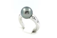 Anello Mikimoto Donna in Oro bianco Diamante ACB97411BP-B - ACB97411BP-B